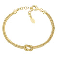 Carica l'immagine nel visualizzatore della galleria, Bracciale Nodo d'Amore Dorato