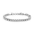 Carica l'immagine nel visualizzatore della galleria, Bracciale catena box con trama - Desidero