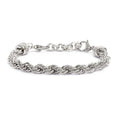 Carica l'immagine nel visualizzatore della galleria, Bracciale catena corda 6,8mm - Desidero