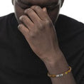 Carica l'immagine nel visualizzatore della galleria, Bracciale catena dischetti in pietra e acciaio