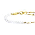 Carica l'immagine nel visualizzatore della galleria, Bracciale catena figaro e perle irregolari