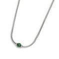 Carica l'immagine nel visualizzatore della galleria, Collana catena snake con sfera centrale