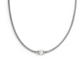 Carica l'immagine nel visualizzatore della galleria, Collana catena snake con sfera centrale