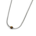 Carica l'immagine nel visualizzatore della galleria, Collana catena snake con sfera centrale