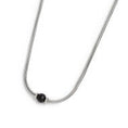 Carica l'immagine nel visualizzatore della galleria, Collana catena snake con sfera centrale