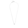 Carica l'immagine nel visualizzatore della galleria, Collana cerchio 0,8cm con zirconi bianchi