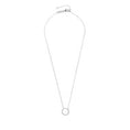 Carica l'immagine nel visualizzatore della galleria, Collana cerchio 1,4cm con zirconi bianchi