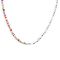 Carica l'immagine nel visualizzatore della galleria, Collana con perline colorate e catena a maglia larga