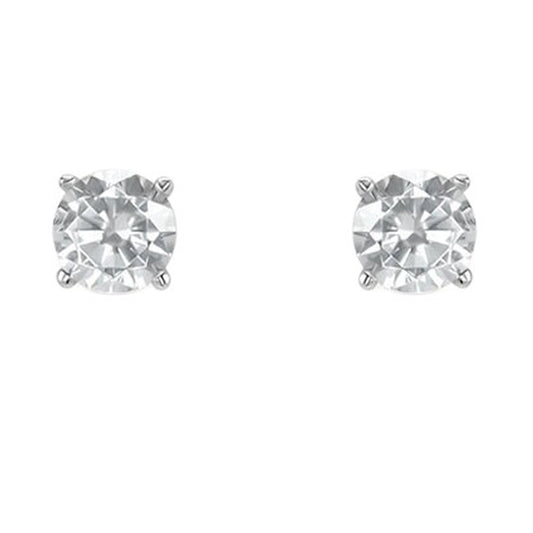 ORECCHINI LOBO PUNTO LUCE SILVER ELEGANCE ARGENTO RODIATO CUBIC ZIRCONIA