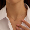 Carica l'immagine nel visualizzatore della galleria, Collana Punto Luce Claire Oro Giallo Cubic Zirconia

