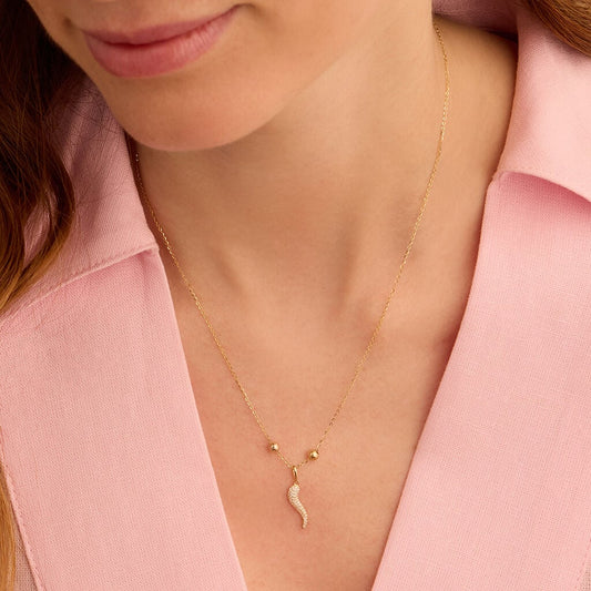 Pendente Poème Oro Giallo Cubic Zirconia