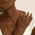 Carica l'immagine nel visualizzatore della galleria, COLLANA SILVER MOMENTS ARGENTO RODIATO CUBIC ZIRCONIA
