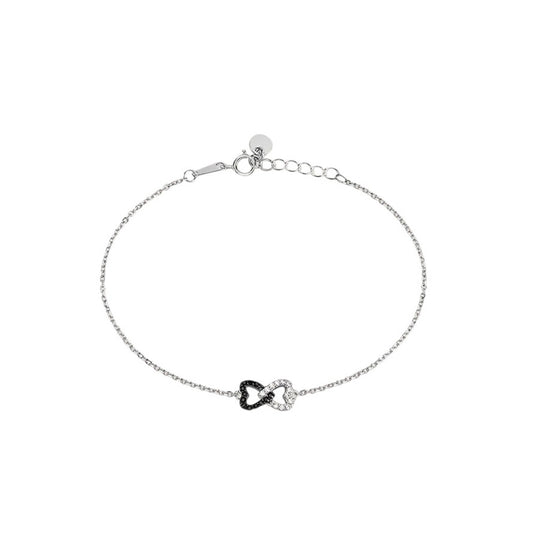 BRACCIALE SILVER SHINE ARGENTO RODIATO CUBIC ZIRCONIA