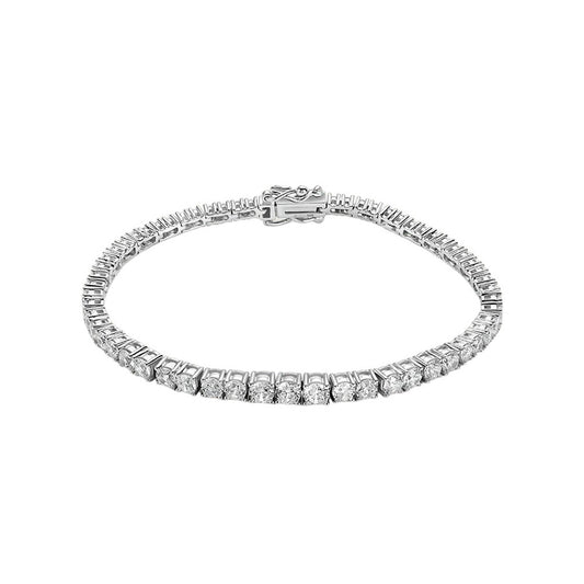 BRACCIALE TENNIS SILVER ELEGANCE ARGENTO RODIATO CUBIC ZIRCONIA