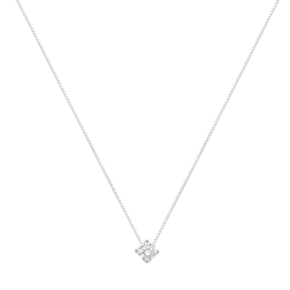 COLLANA PUNTO LUCE SILVER ELEGANCE ARGENTO RODIATO CUBIC ZIRCONIA
