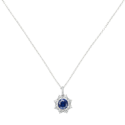 COLLANA FIORE SILVER ELEGANCE ARGENTO RODIATO CUBIC ZIRCONIA