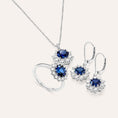 Carica l'immagine nel visualizzatore della galleria, COLLANA FIORE SILVER ELEGANCE ARGENTO RODIATO CUBIC ZIRCONIA

