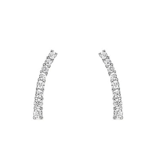 ORECCHINI LOBO SILVER ELEGANCE ARGENTO RODIATO CUBIC ZIRCONIA