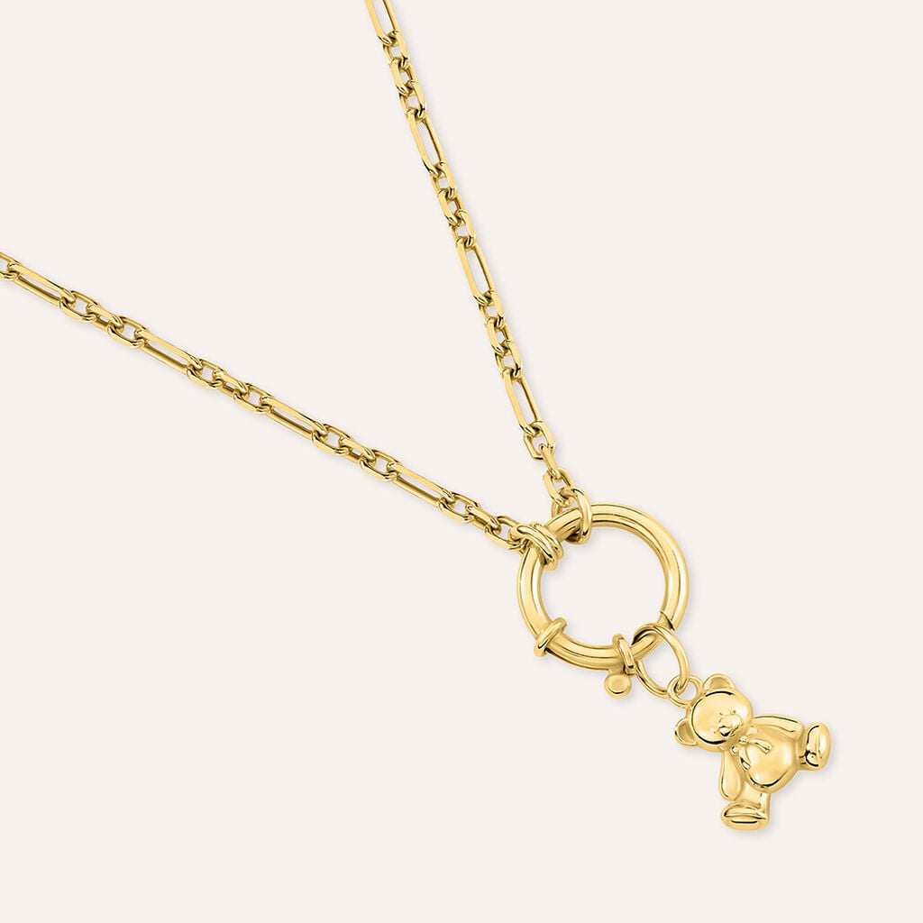 PENDENTE LOVE BEATS ARGENTO DORATO