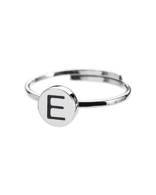 Anello  con lettera  "E" - Desidero