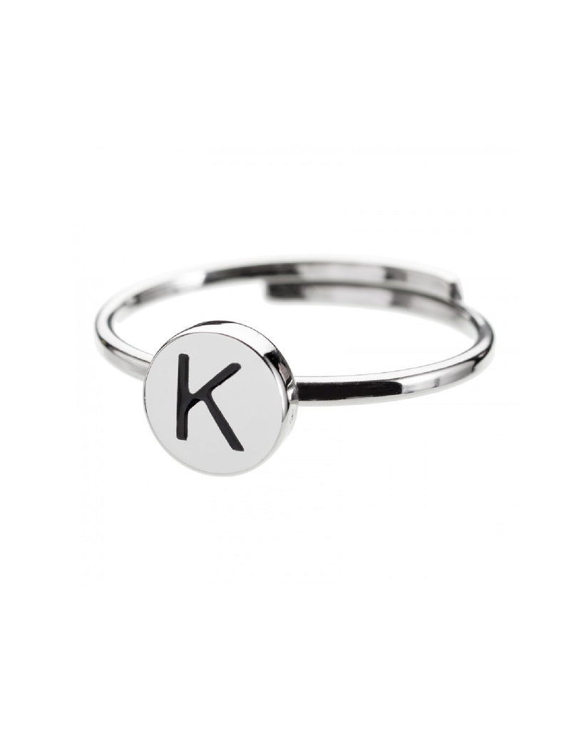 Anello  con lettera  "K" - Desidero