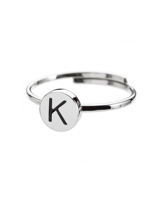 Anello  con lettera  "K" - Desidero