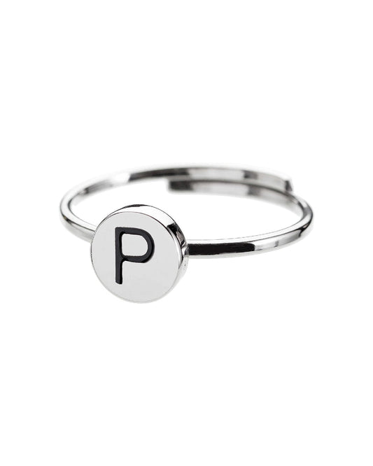 Anello  con lettera  "P" - Desidero