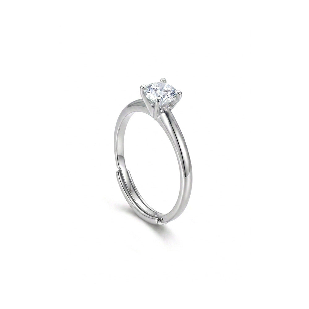 ANELLO RODIATO CRYSTAL MIS.14/5
