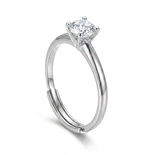 ANELLO RODIATO CRYSTAL MIS.14/5