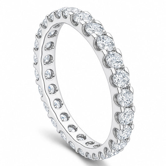 ANELLO RODIATO CRYSTAL MIS.12/5