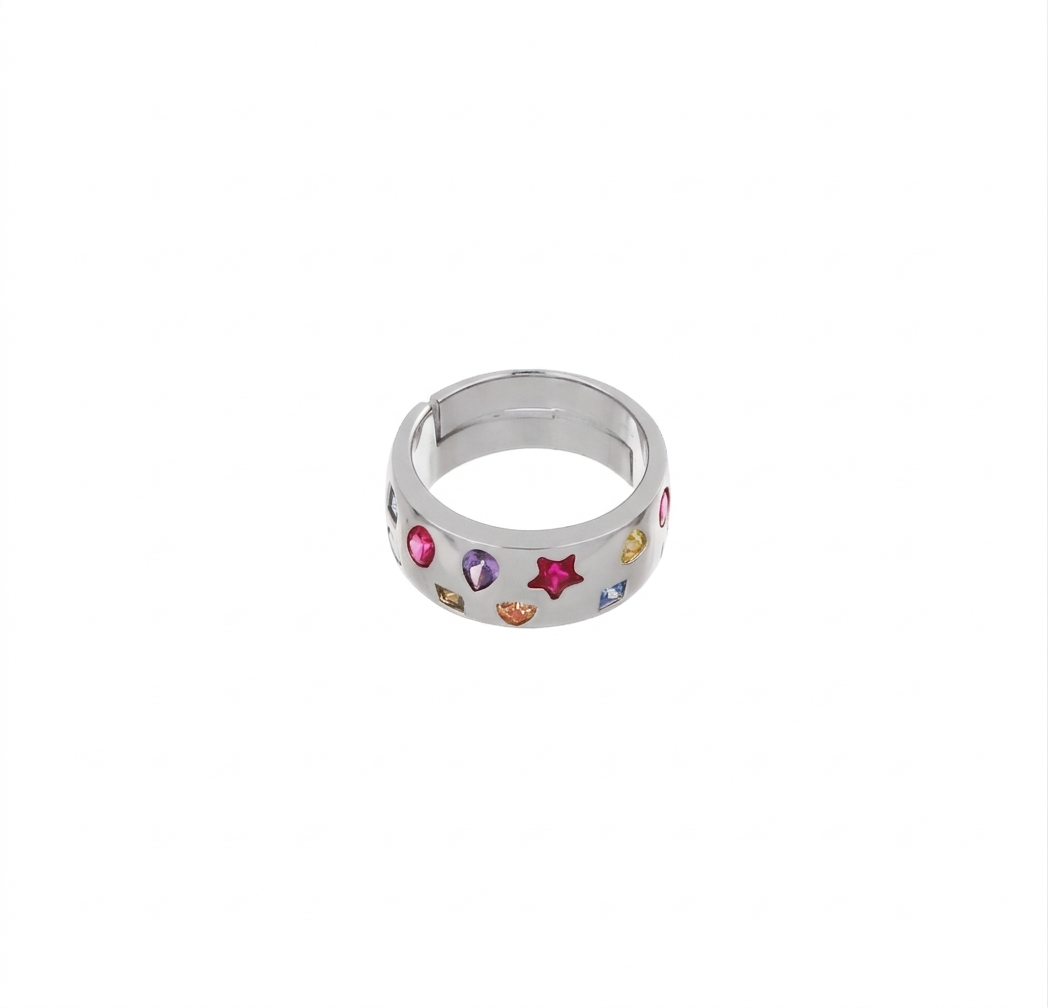 Anello Lucido Polka-Doll