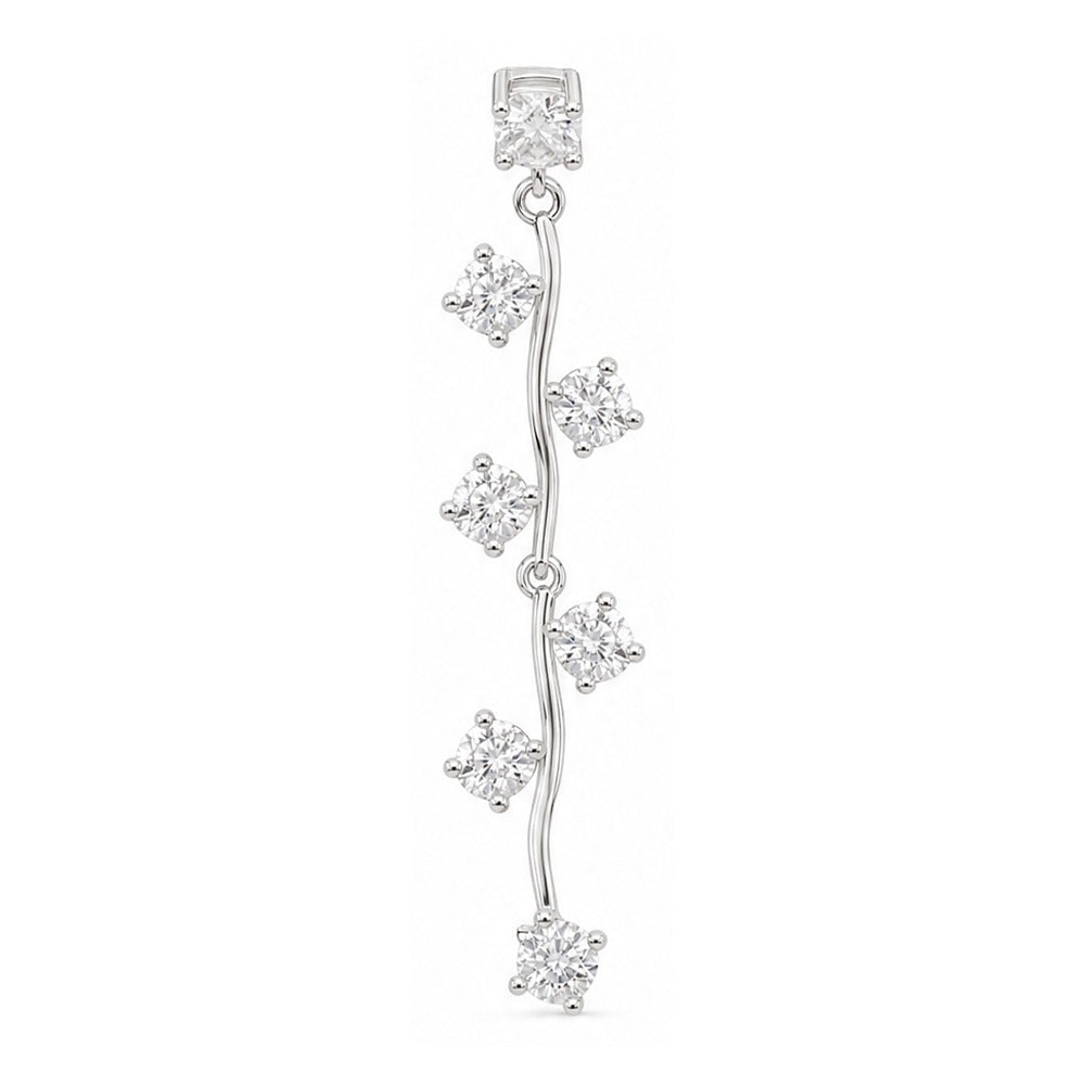ORECCHINO RODIATO CRYSTAL