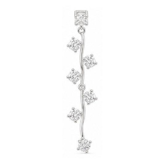 ORECCHINO RODIATO CRYSTAL