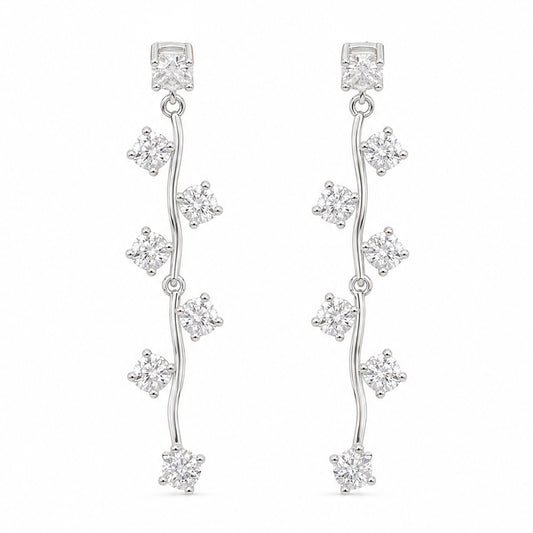 ORECCHINO RODIATO CRYSTAL