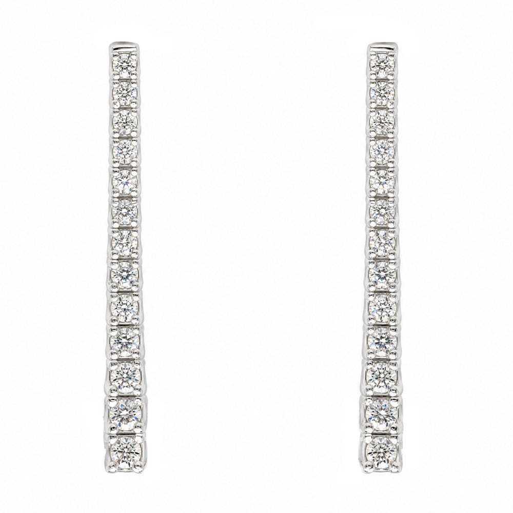 ORECCHINO RODIATO CRYSTAL
