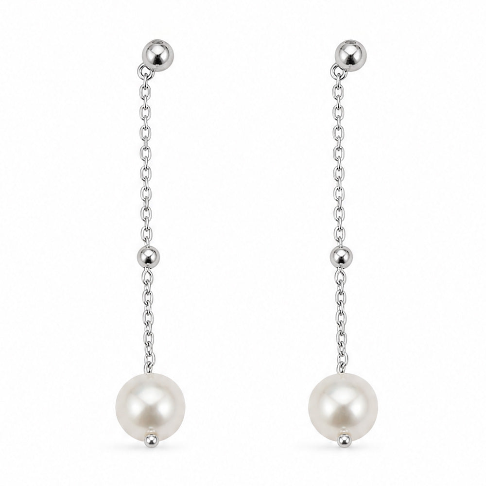 ORECCHINO RODIATO BIANCO