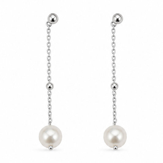 ORECCHINO RODIATO BIANCO