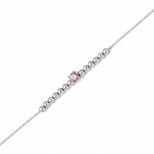 BRACCIALE RODIATO ROSA CM 19