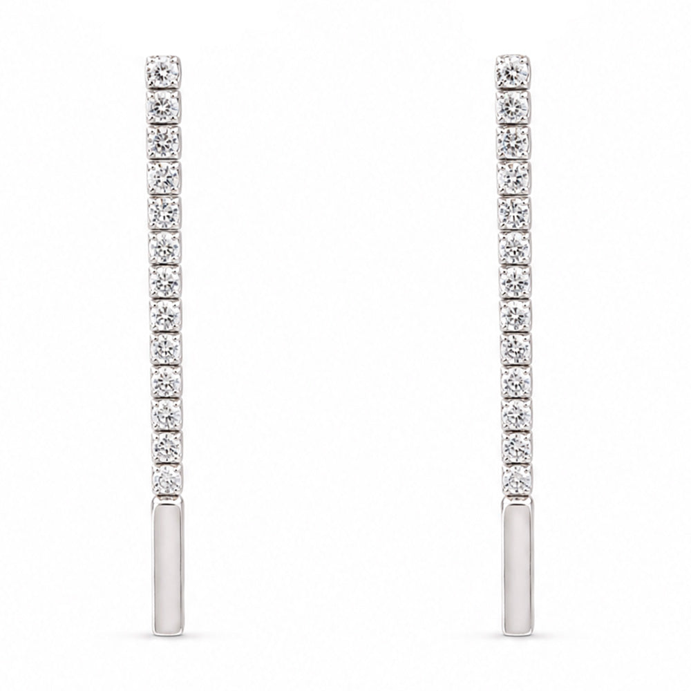 ORECCHINO RODIATO CRYSTAL