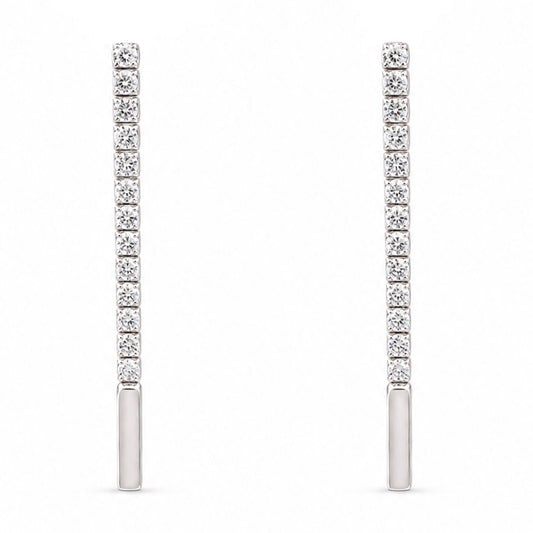 ORECCHINO RODIATO CRYSTAL