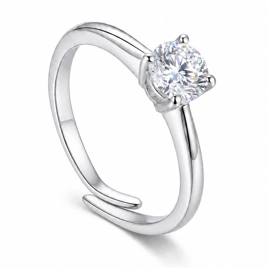 ANELLO RODIATO CRYSTAL MIS.12/5