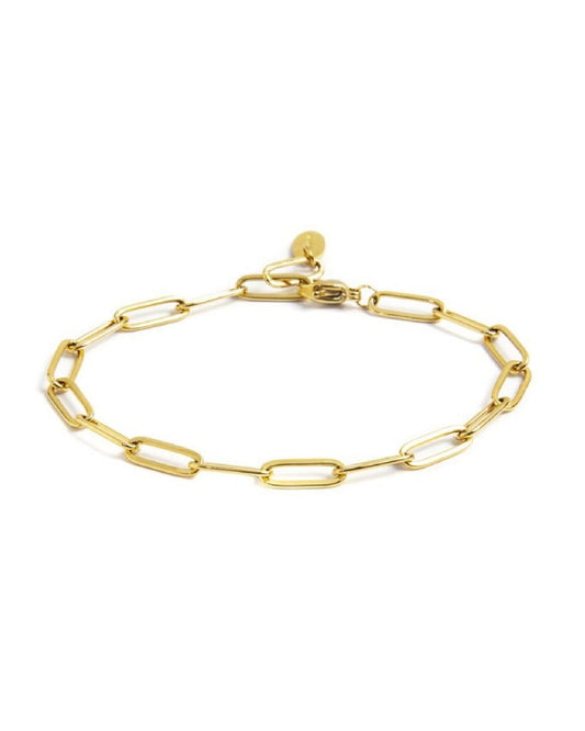 2br0067g Bracciale con catena a maglia larga