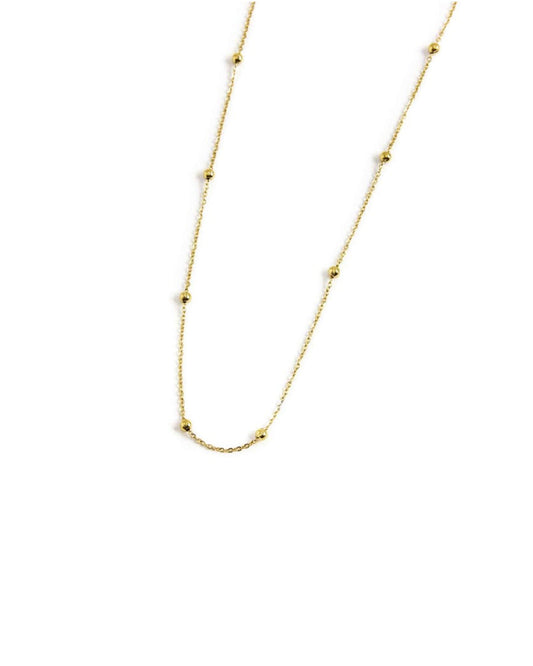 2ca0013g Collana con sfere alternate