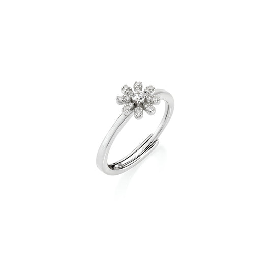 Anello Mini Margherita Pavé