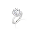 Carica l'immagine nel visualizzatore della galleria, Anello Adattabile Royal Sole Zircone Bianco
