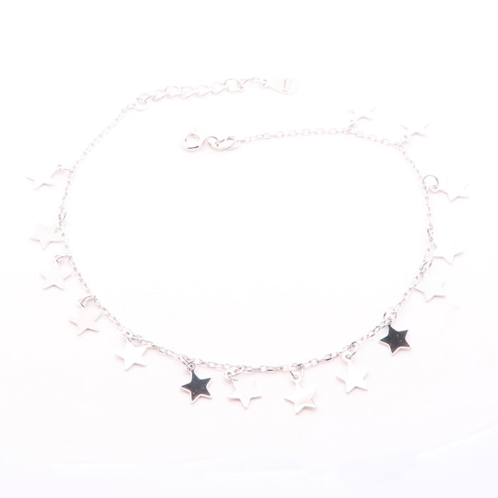 COLLANA IN ARGENTO CON STELLINE