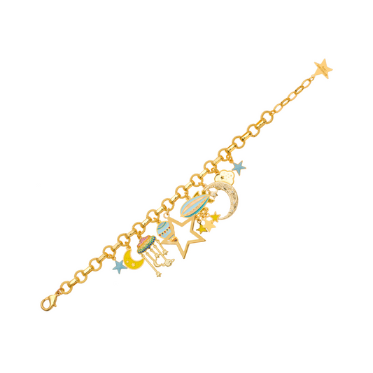 BRACCIALE MORBIDO CON CIONDOLI BALLON STAR
