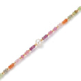 Carica l'immagine nel visualizzatore della galleria, BRACCIALE CON CRISTALLI COLORATI E PERLA CENTRALE
