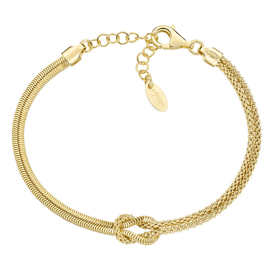 Bracciale Nodo d'Amore Dorato