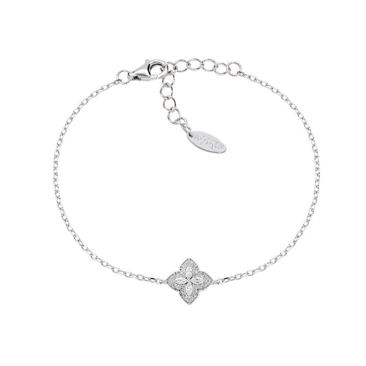Bracciale Portofino in Argento con Zirconi Bianchi